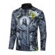 Survetement Bresil Training 2024 2025 Gris Motif - Image 2