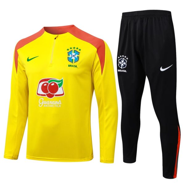 Survetement Bresil Training 2025 2026 Jaune