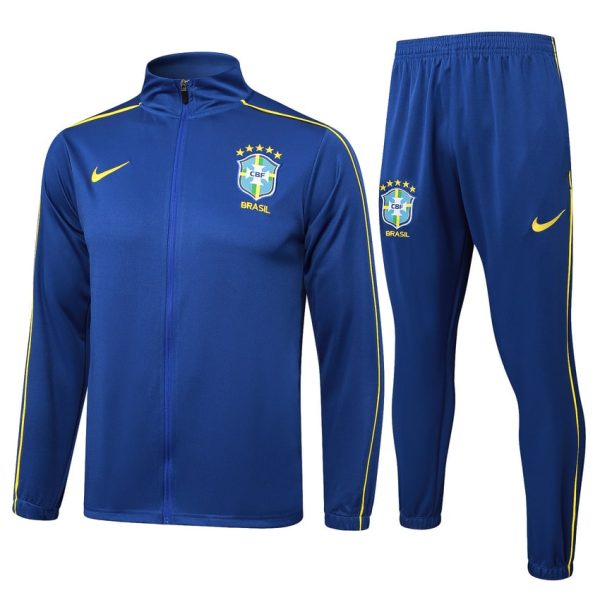Survetement Bresil Veste 2024 2025 Bleu Clair