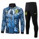 Survetement Bresil Veste 2024 2025 Bleu Motif