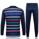 Survetement Equipe de France Training 2024 2025 Bleu Motif - Image 4