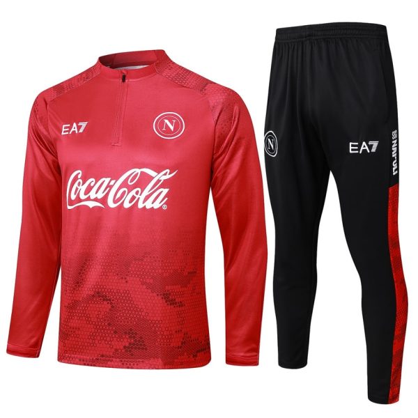 Survetement Naples Training 2024 2025 Rouge