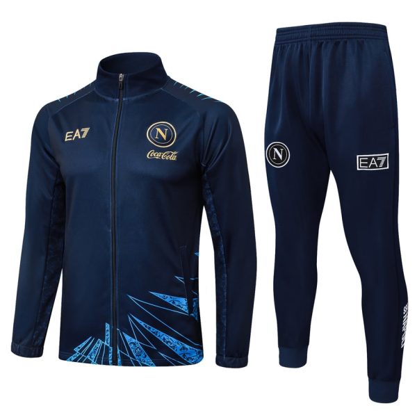 Survetement Naples Veste 2025 2026 Bleu Sombre