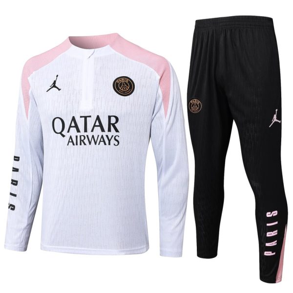 Survetement PSG Training 2024 2025 Blanc Rose