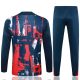 Survetement PSG Training 2024 2025 Bleu Rouge - Image 4