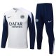 Survetement PSG Training 2025 2026 Blanc Bleu