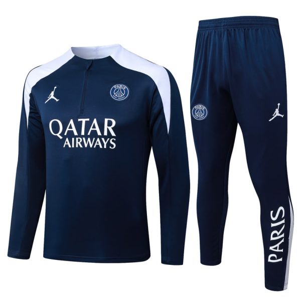 Survetement PSG Training 2025 2026 Bleu Blanc