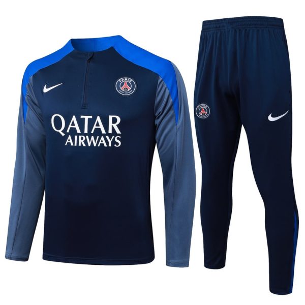 Survetement PSG Training 2025 2026 Bleu Fonc??