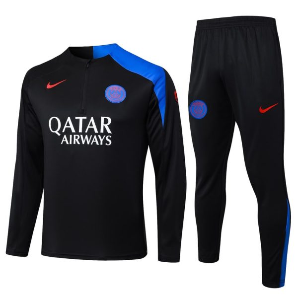 Survetement PSG Training 2025 2026 Noir Fonc??