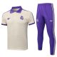 Survetement Real Madrid Polo 2025 2026 Beige Violet