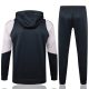 Survetement Real Madrid Sweat 2024 2025 Noir Blanc - Image 4