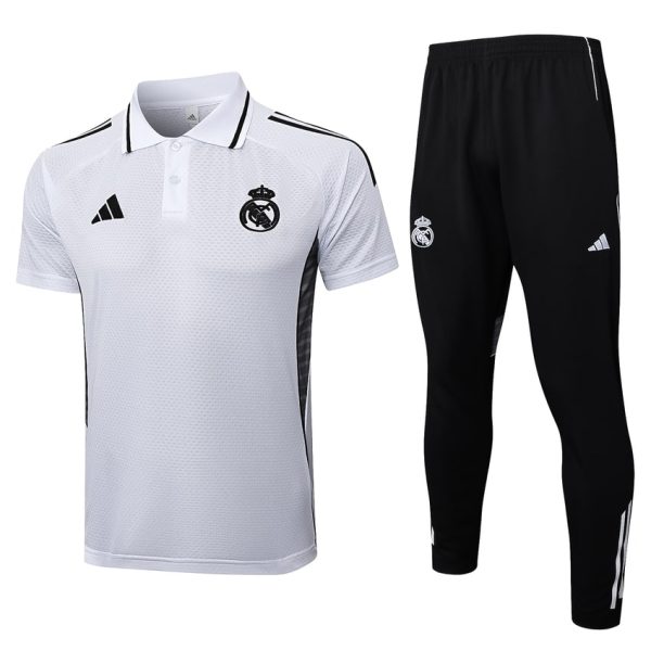 Survetement Real Madrid Training 2024 2025 Blanc Clair