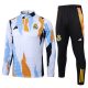 Survetement Real Madrid Training 2024 2025 Blanc Tache