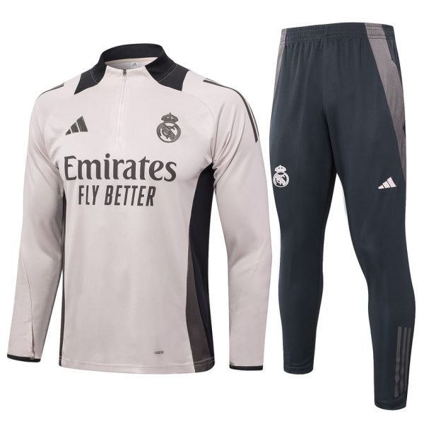 Survetement Real Madrid Training 2024 2025 Gris Ros??